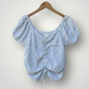 5 for $45 H&M Top Blouse Shirt Size S Polka Dot